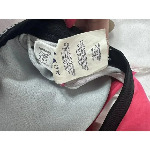 NWT Reebok Jill Colorblock Pink Swimsuit Bikini Top Women's Size Small - Picture 8 of 9